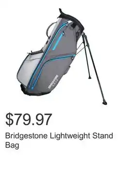 Costco Bridgestone Lightweight Stand Bag offer