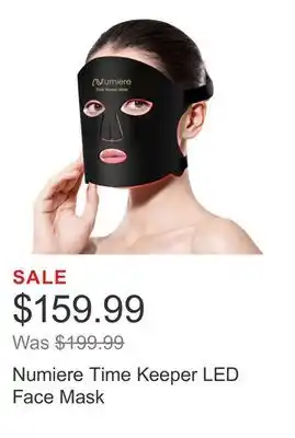 Costco Numiere Time Keeper LED Face Mask offer