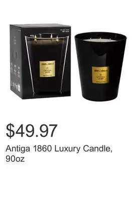 Costco Antiga 1860 Luxury Candle, 90oz offer