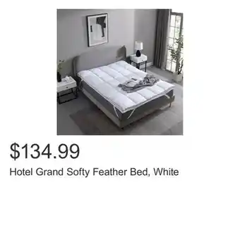 Costco Hotel Grand Softy Feather Bed, White offer