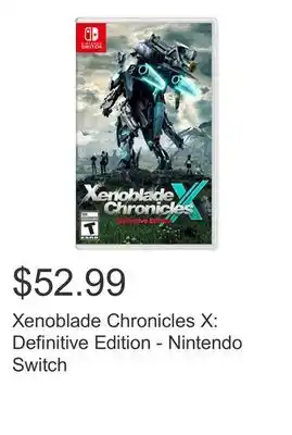 Costco Xenoblade Chronicles X: Definitive Edition - Nintendo Switch offer