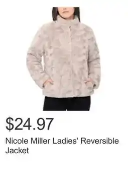 Costco Nicole Miller Ladies' Reversible Jacket offer