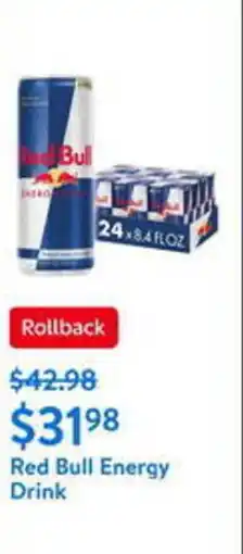 Walmart Red Bull Energy Drink offer