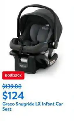 Walmart Graco Snugride LX Infant Car Seat offer