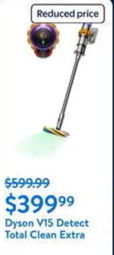 Walmart Dyson V15 Detect Total Clean Extra offer