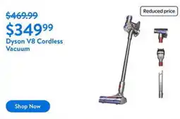 Walmart Dyson V8 Cordless Vacuum offer