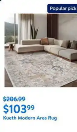 Walmart Kueth Modern Area Rug offer