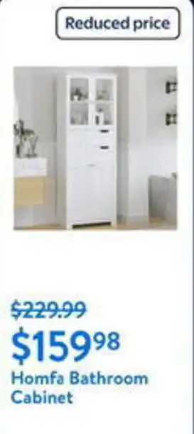 Walmart Homfa Bathroom Cabinet offer