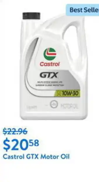 Walmart Castrol GTX Motor Oil offer