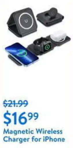 Walmart Magnetic Wireless Charger for iPhone offer