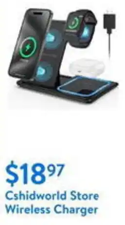 Walmart Cshidworld Store Wireless Charger offer