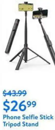 Walmart Phone Selfie Stick Tripod Stand offer