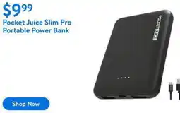 Walmart Pocket Juice Slim Pro Portable Power Bank offer