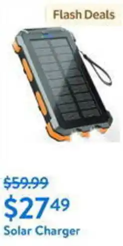 Walmart Solar Charger offer