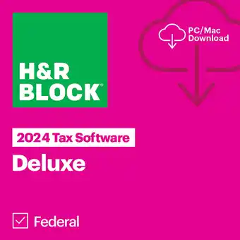 Walmart H&R Block Tax Software 24 Deluxe Win/Mac WAL ESD offer