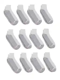 Walmart Hanes Men's Double Tough Durability Ankle Socks, 12-Pack offer