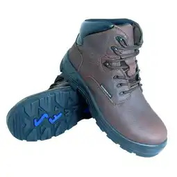 Walmart S Fellas by Genuine Grip Men's Poseidon Waterproof 6 in. Soft Toe Hiker Work Boots Brown - Size 11 offer