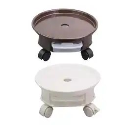 Walmart 2Pcs 30cm with Wheels, Flower Outdoor & Indoor Heavy Duty Rolling Movable Plant Pot Locking Casters offer