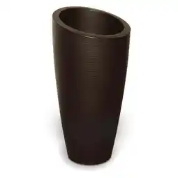 Walmart 32 in. Modesto Tall Planter, Espresso offer