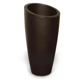 Walmart 32 in. Modesto Tall Planter, Espresso offer