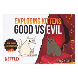 Walmart Exploding Kittens: Good vs. Evil Card Game, 15 minutes, Ages 7 and up, 2-5 Players offer