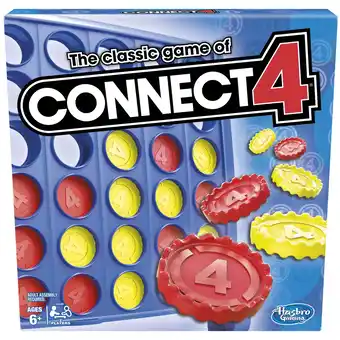 Walmart Connect 4 Classic Grid Board Game, 4 in a Row Game for Kids, 2 Player Strategy Board Games, Ages 6+ offer