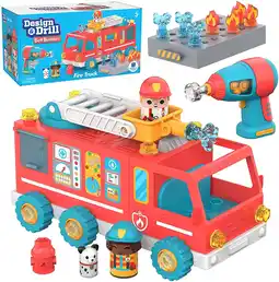 Walmart Learning Resources EI-4189 Design & Drill Bolt Buddies Fire Truck, Assorted Color offer