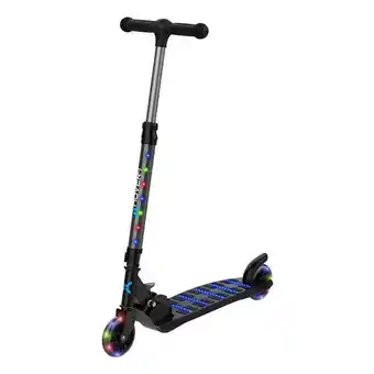 Walmart Hover-1 Kids Gear Nano Folding Kick Scooter, Black, LED Lights, Safe For Kids offer