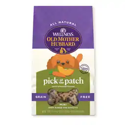 Walmart Wellness Old Mother Hubbard Pick of the Patch Natural Grain Free Mini Biscuits Dog Treats, 16 oz bag offer