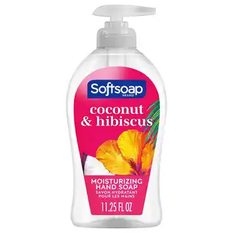 Walmart 2 Pack - Softsoap Moisturizing Liquid Hand Soap - Coconut & Hibiscus - 11.25 oz Packaging may vary offer