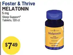 Health Mart Foster & Thrive MELATONIN offer