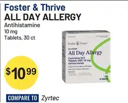 Health Mart Foster & Thrive ALL DAY ALLERGY Antihistamine offer