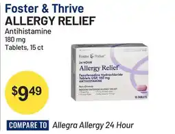 Health Mart Foster & Thrive ALLERGY RELIEF offer