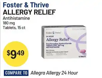 Health Mart Foster & Thrive ALLERGY RELIEF offer