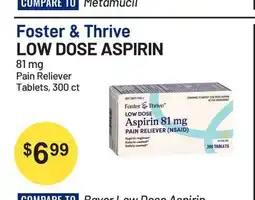 Health Mart Foster & Thrive LOW DOSE ASPIRIN offer