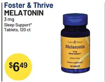 Health Mart Foster & Thrive MELATONIN offer