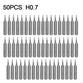 Walmart 50pcs 4mm Small Hex Shank Screwdriver Bits Set hexagon socket batch Head Tools offer