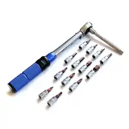 Walmart Necvior Bike Torque Wrench Set 1/4 Inch Drive 2-24Nm Torque Wrench with Bit Sockets offer