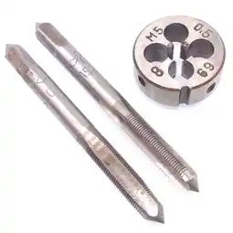 Walmart 1 Set Tap & Die HSS High Speed Steel M5 X 0.5mm Plug Tap Right Hand Quality offer