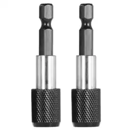 Walmart 2pcs 60mm 1/4 Inch Hex Quick Release Magnetic Screwdriver Bit Holder Extension Bar (60mm) offer