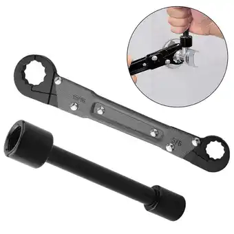 Walmart Plumbing Tools Angle Stop Wrench Kit Angle-On Wrench Professional Plumber Wrench offer