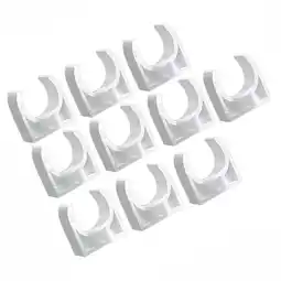 Walmart Necvior 10Pcs Water Pipe Clamps Clip with Fixing Clip for Pipe O Shaped Pipe Clamps offer