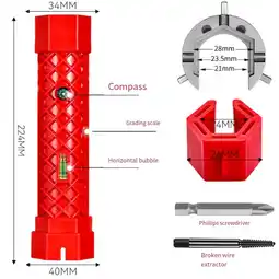 Walmart 12In1 Multifunctional Sink Wrench with Extractor Screwdriver for Kitchen Bathrom offer