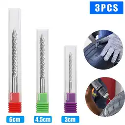 Walmart BLUESON 3PCS Tire Repair Carbide Burr Drill Bit Car Wire Cutter Tools Kit 3mm/4.5mm/6mm offer