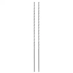 Walmart 2X HSS Straight 4mm 300mm Long Drill Bit Silver Tone offer