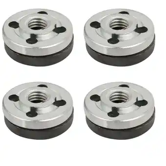 Walmart Unique Bargains 4 Pairs Angle Grinder Inner Outer Flange Replacement for 100 offer