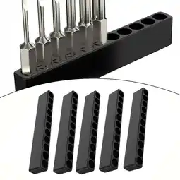 Walmart 5Pcs Bit Holder 11 Hole 1/4 Hex Shank Screwdriver Plastic Screwdriver Storage offer