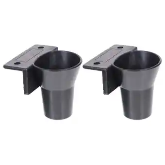 Walmart 2 Pcs Electric Mill Holder Screwdriver Accessory Wall Cup Rack Fixture Black Loght Color offer