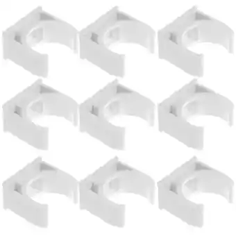 Walmart 50pcs Pipe Clamps U-shaped Water Pipe Clamps PVC Pipe Fixing Clamps Pipe Hanger Clamps offer