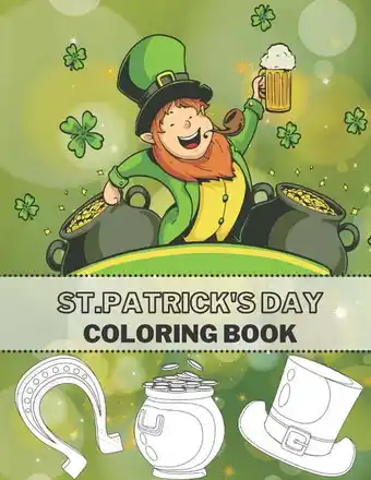 Walmart St.Patrick's Day Coloring Book: Full Pages Of Lucky Green Tradition (Paperback) offer